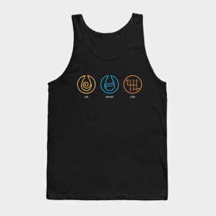 Air Water Fire Sports Car Tank Top